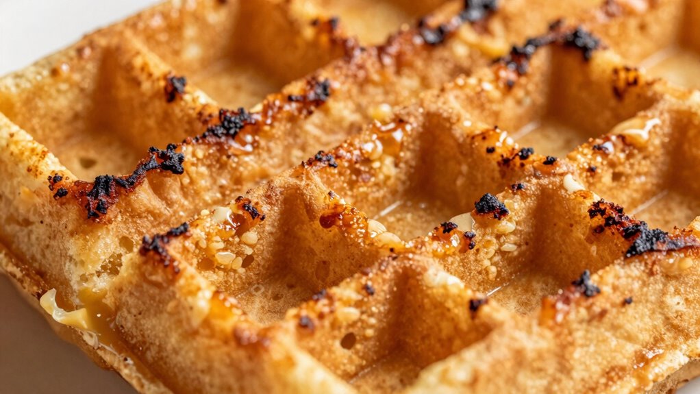 bitter edges on waffles