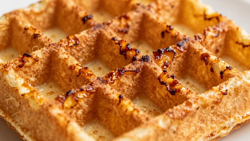 buttermilk affects waffle color