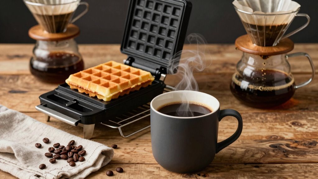 coffee and waffle pairing