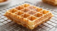 cold rack keeps waffles crispy