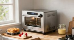compact toaster oven waffles