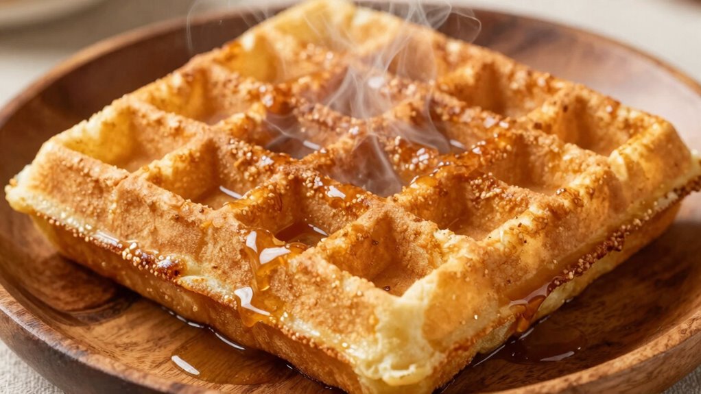 cook waffle batter thoroughly