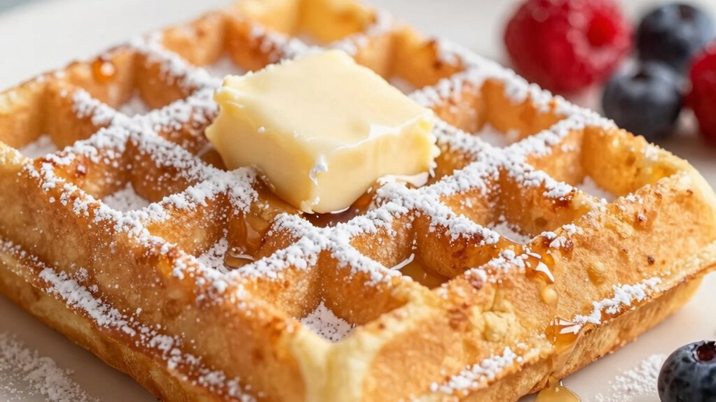 cornstarch enhances waffle texture
