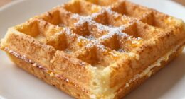 cornstarch enhances waffle texture