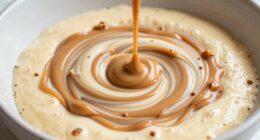 creamy flavorful waffle batter