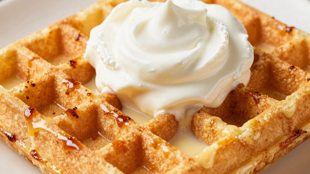 creamy tangy waffle enhancement