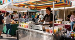 create portable waffle station