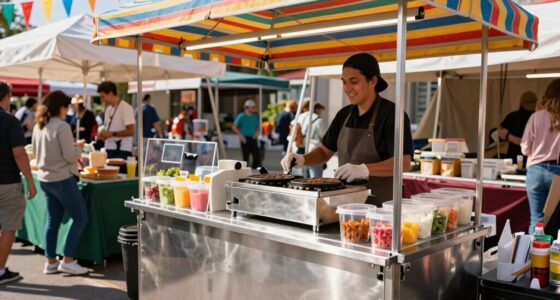 create portable waffle station