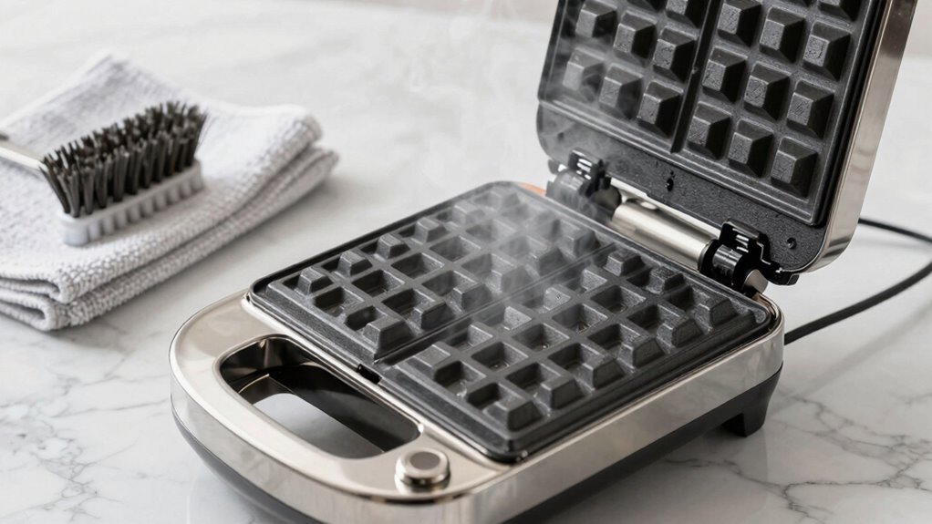 deep cleaning waffle maker