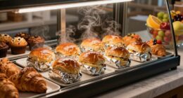 display warmers enhance breakfast displays