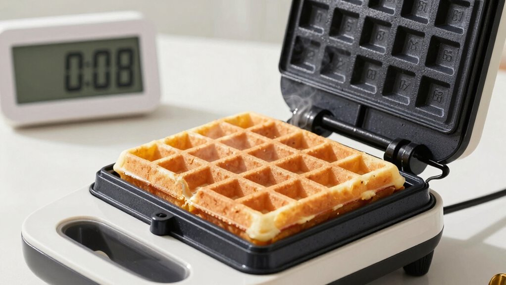efficient consistent waffle cooking