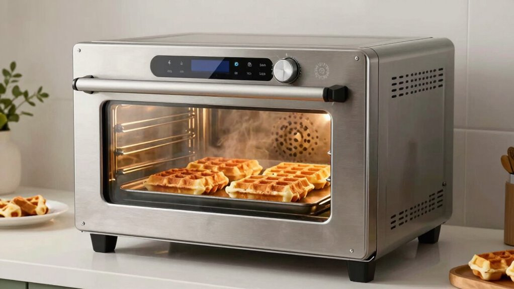 efficient crispy waffle reheating