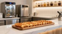 efficient waffle pickup area