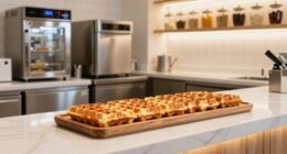 efficient waffle pickup area