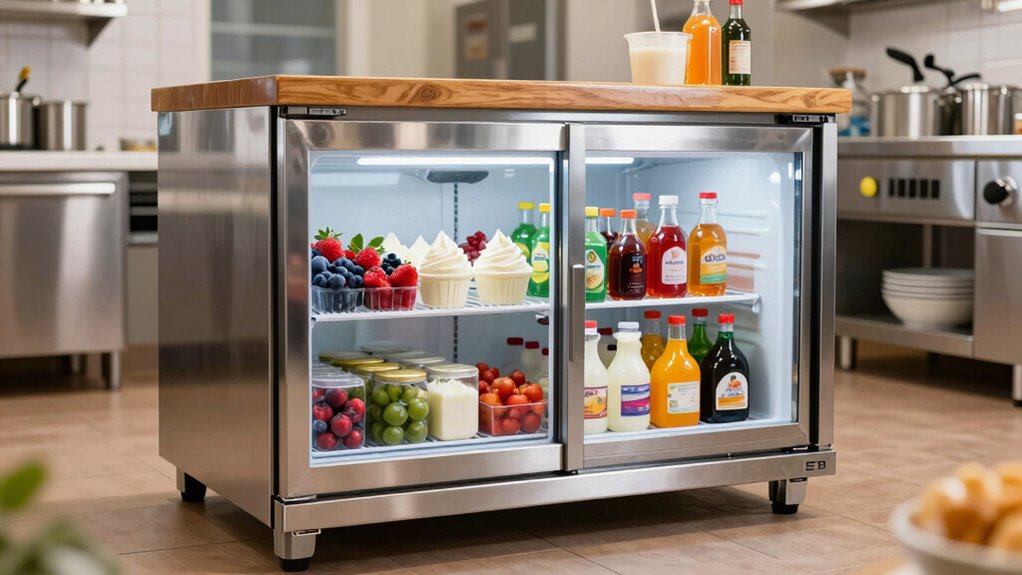 efficient waffle station storage
