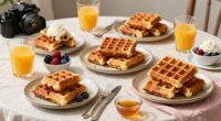 elegant organized brunch setup