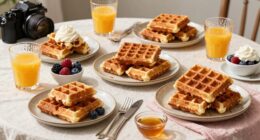 elegant organized brunch setup