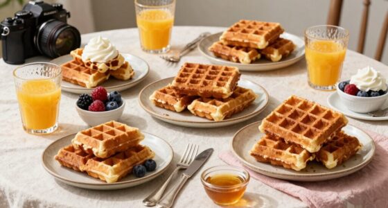 elegant organized brunch setup
