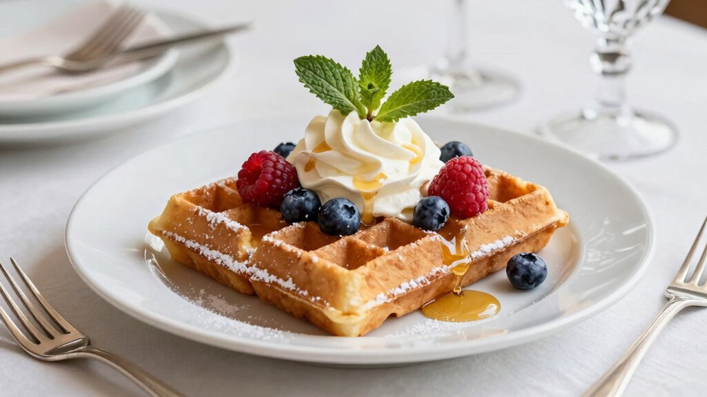 elevate waffles with toppings