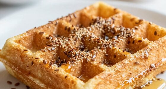 enhances waffles with nutrition