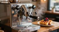 espresso enhanced waffle caf