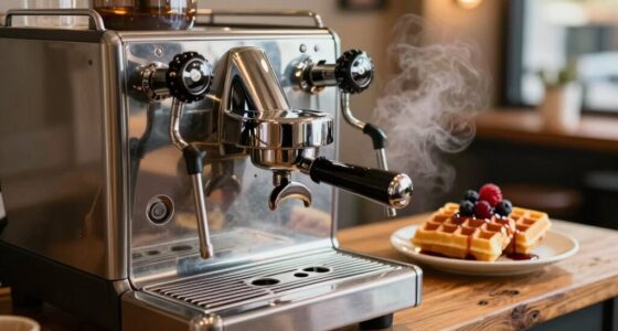 espresso enhanced waffle caf