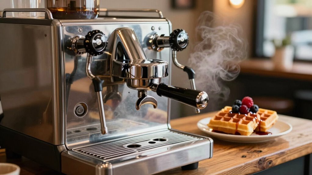 espresso enhanced waffle caf