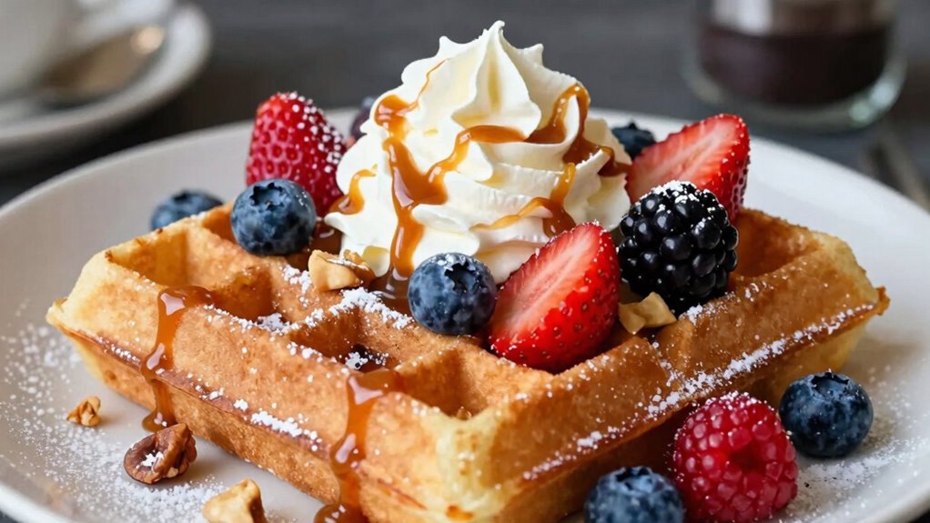 flavorful textured nutritious waffles