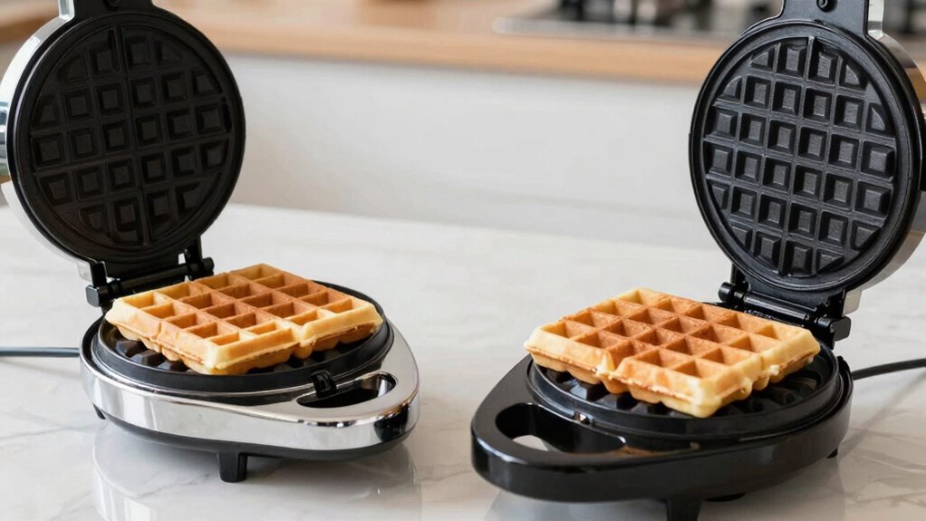 flip vs rotary waffle makers