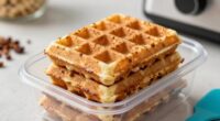 freeze and stack waffles