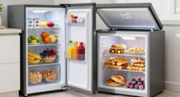 freezer type affects breakfast storage