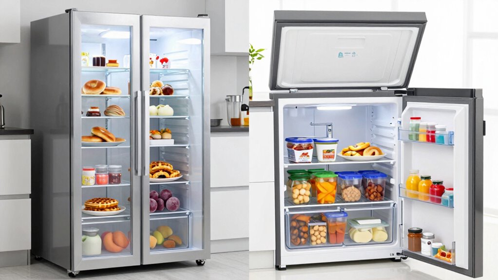 freezers organization efficiency cost
