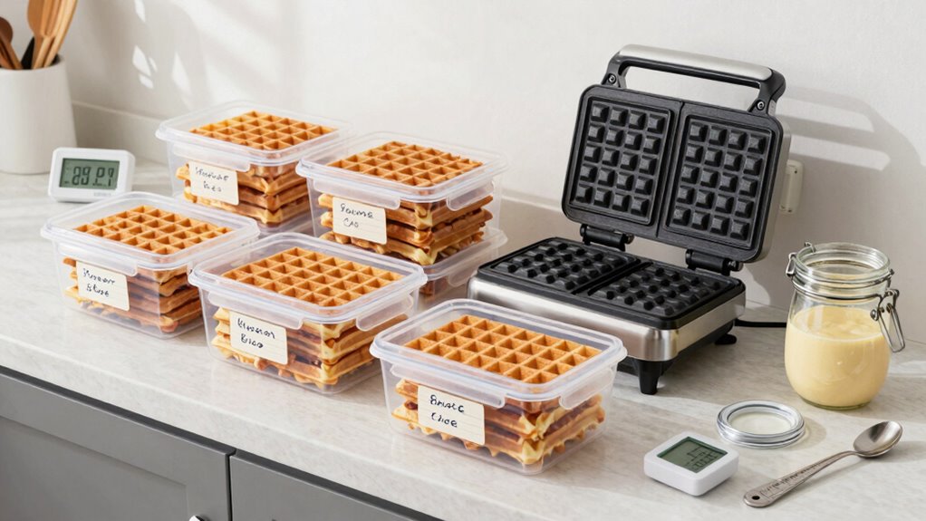 frozen waffles stay crispy