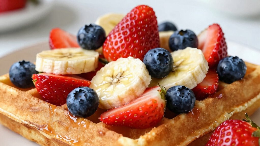 fruit boosts waffle nutrition