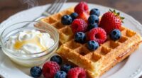 healthier breakfast waffle choices