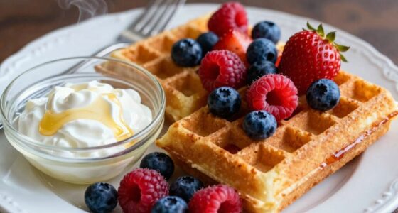 healthier breakfast waffle choices