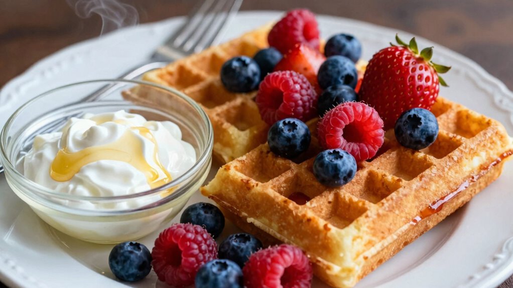 healthier breakfast waffle choices