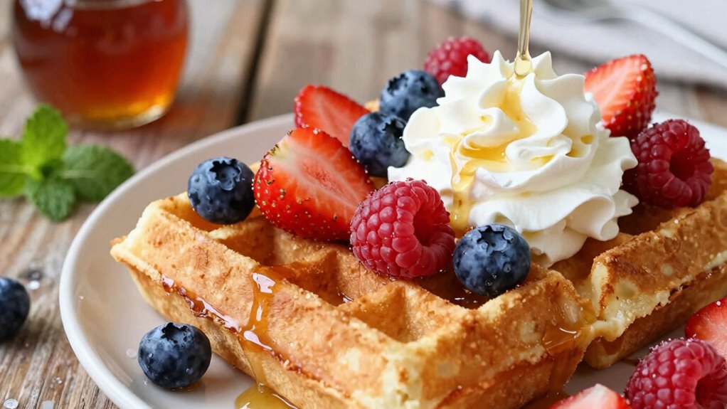 healthy flavorful waffle enhancements