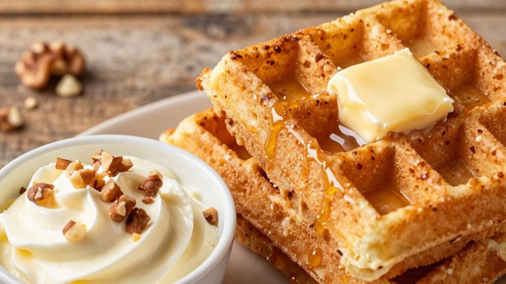 healthy waffle ingredient swaps