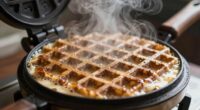 heating batter steam texture