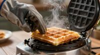hot waffle iron safety