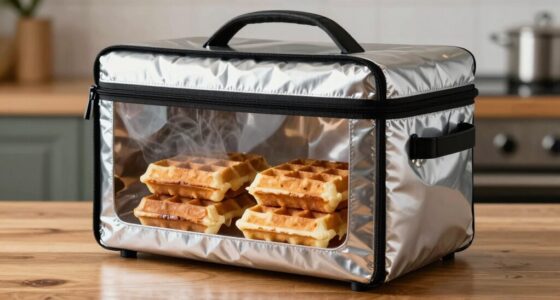 insulated carriers for waffles