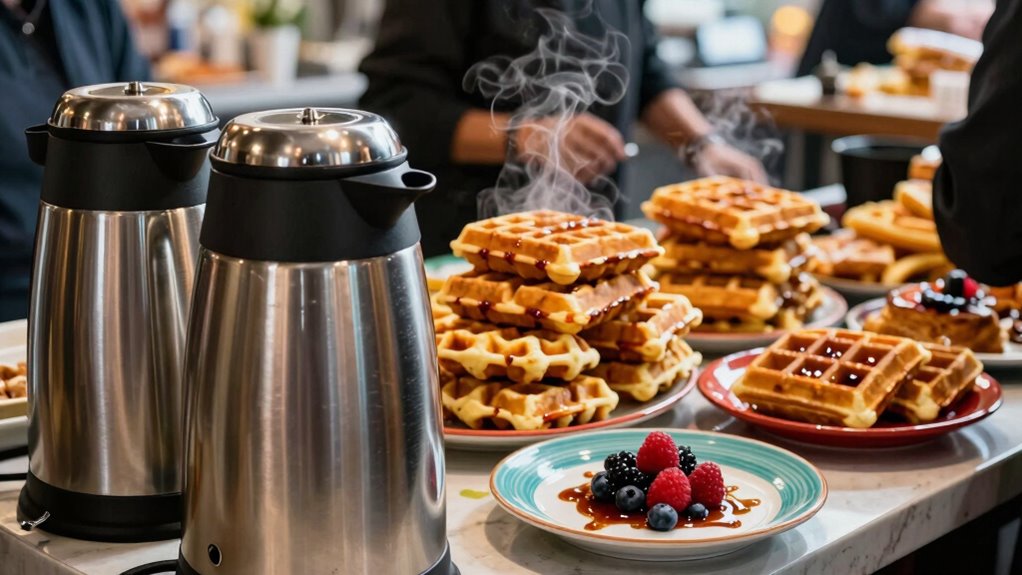 keeps waffles warm longer