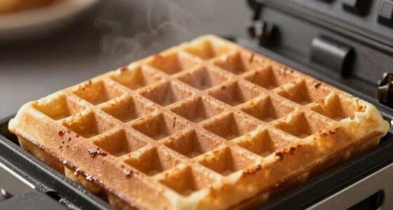 lid pressure molds waffle