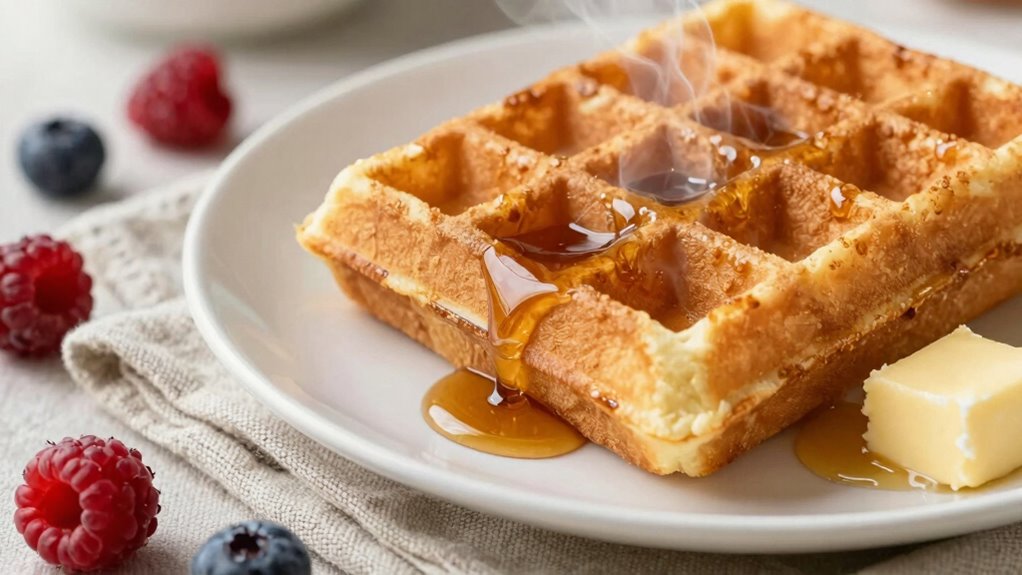 maintain waffle crispiness easily