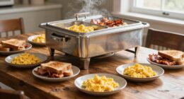 maintaining warm breakfast foods