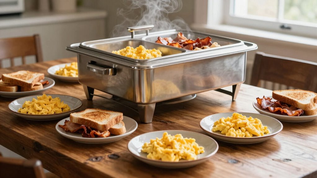 maintaining warm breakfast foods