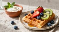 mediterranean waffles dietary approach