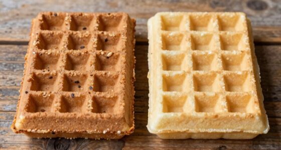nutritional differences in waffles