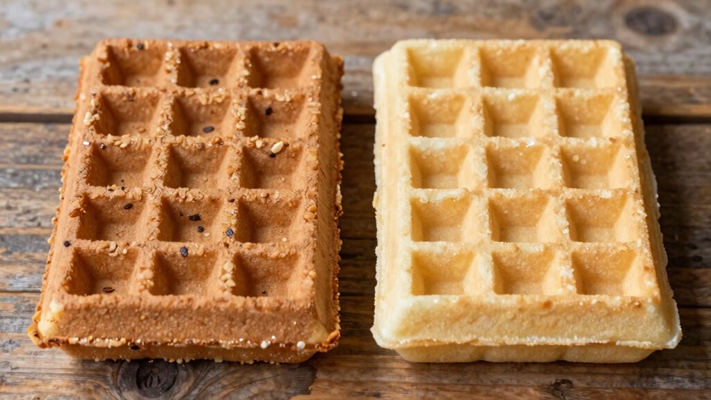nutritional differences in waffles